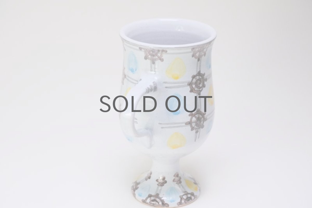 画像4:  北欧デンマーク/Bjorn Wiinblad /ビヨン・ウィンブラッド/フラワーベース/ジョッキ型/No.3 (4)