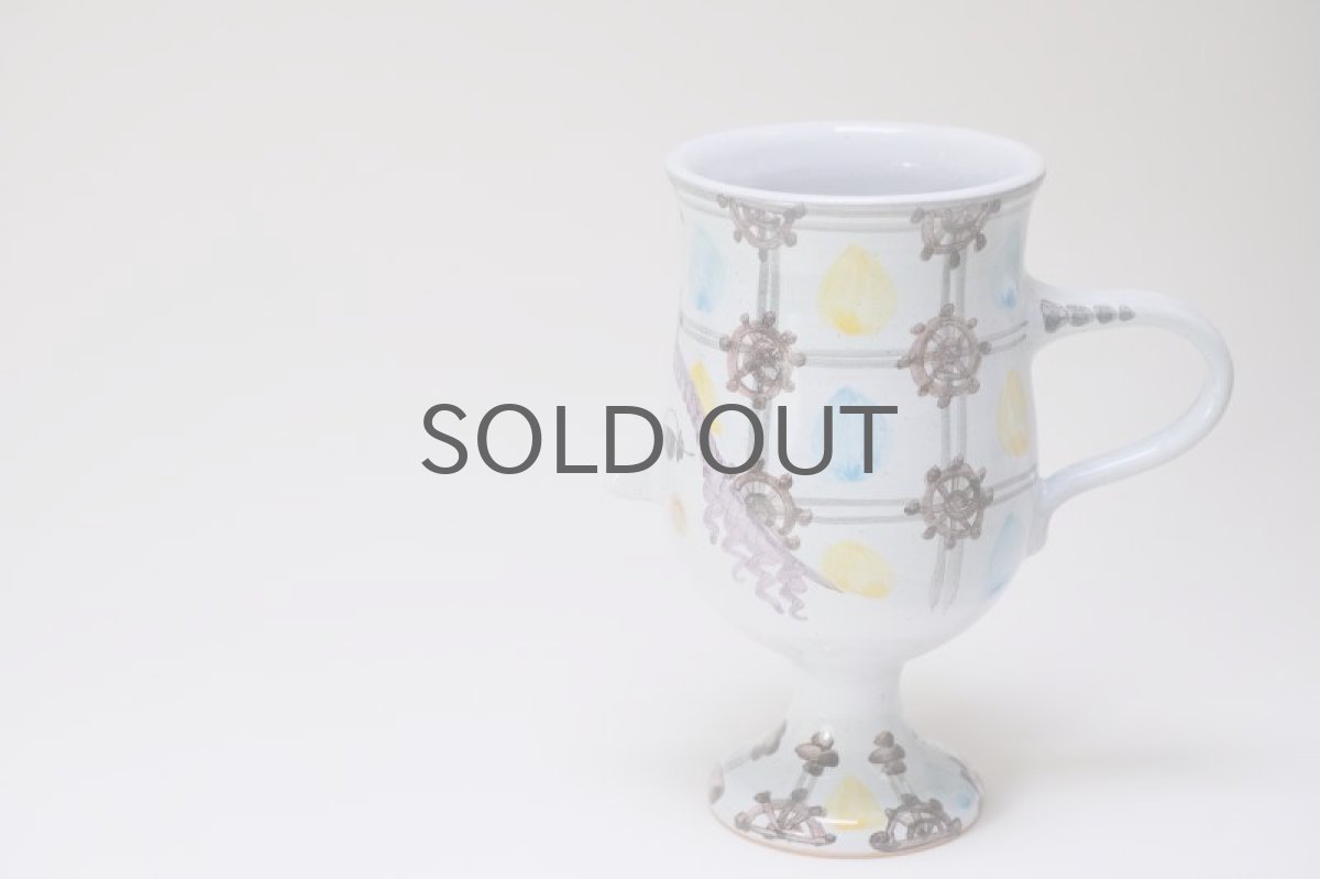 画像3:  北欧デンマーク/Bjorn Wiinblad /ビヨン・ウィンブラッド/フラワーベース/ジョッキ型/No.3 (3)