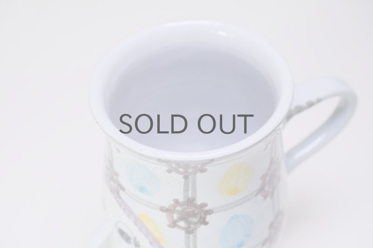 画像6:  北欧デンマーク/Bjorn Wiinblad /ビヨン・ウィンブラッド/フラワーベース/ジョッキ型/No.3 (6)