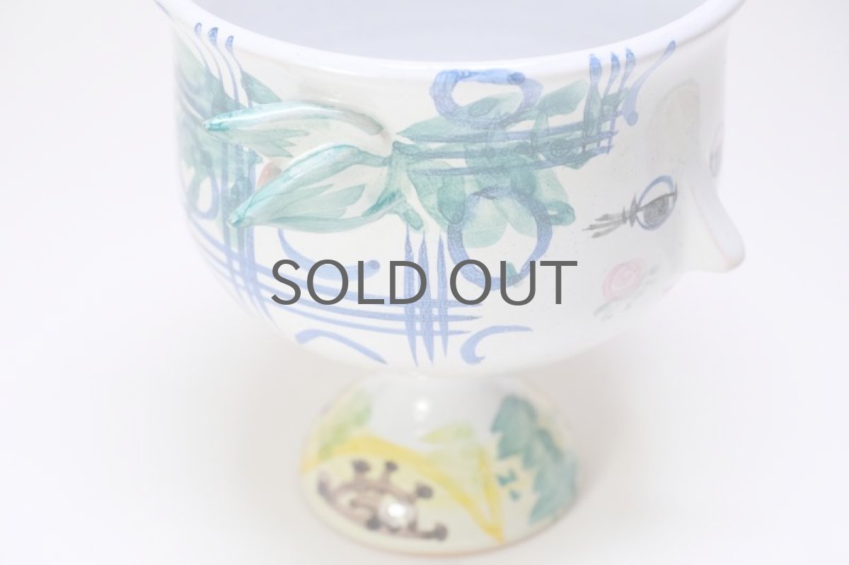 画像8:  北欧デンマーク/Bjorn Wiinblad /ビヨン・ウィンブラッド/フラワーポット/ハットキャンディーポット/No.2 (8)