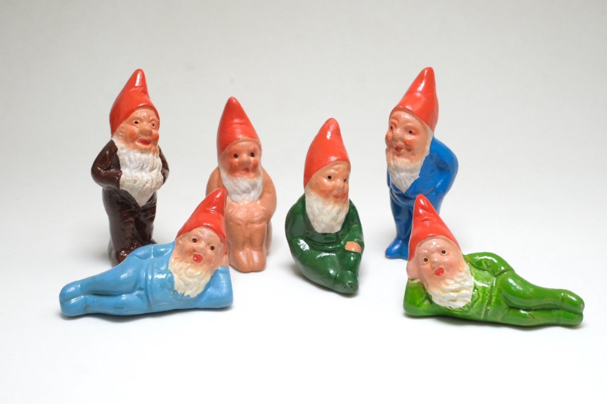 画像5: 北欧スウェーデンのトムテ/陶製/ベージュ (5)