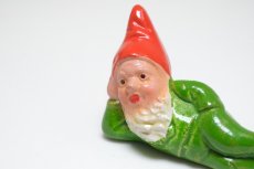 画像3: 北欧スウェーデンのトムテ/陶製/グリーン (3)