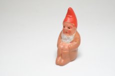 画像1: 北欧スウェーデンのトムテ/陶製/ベージュ (1)