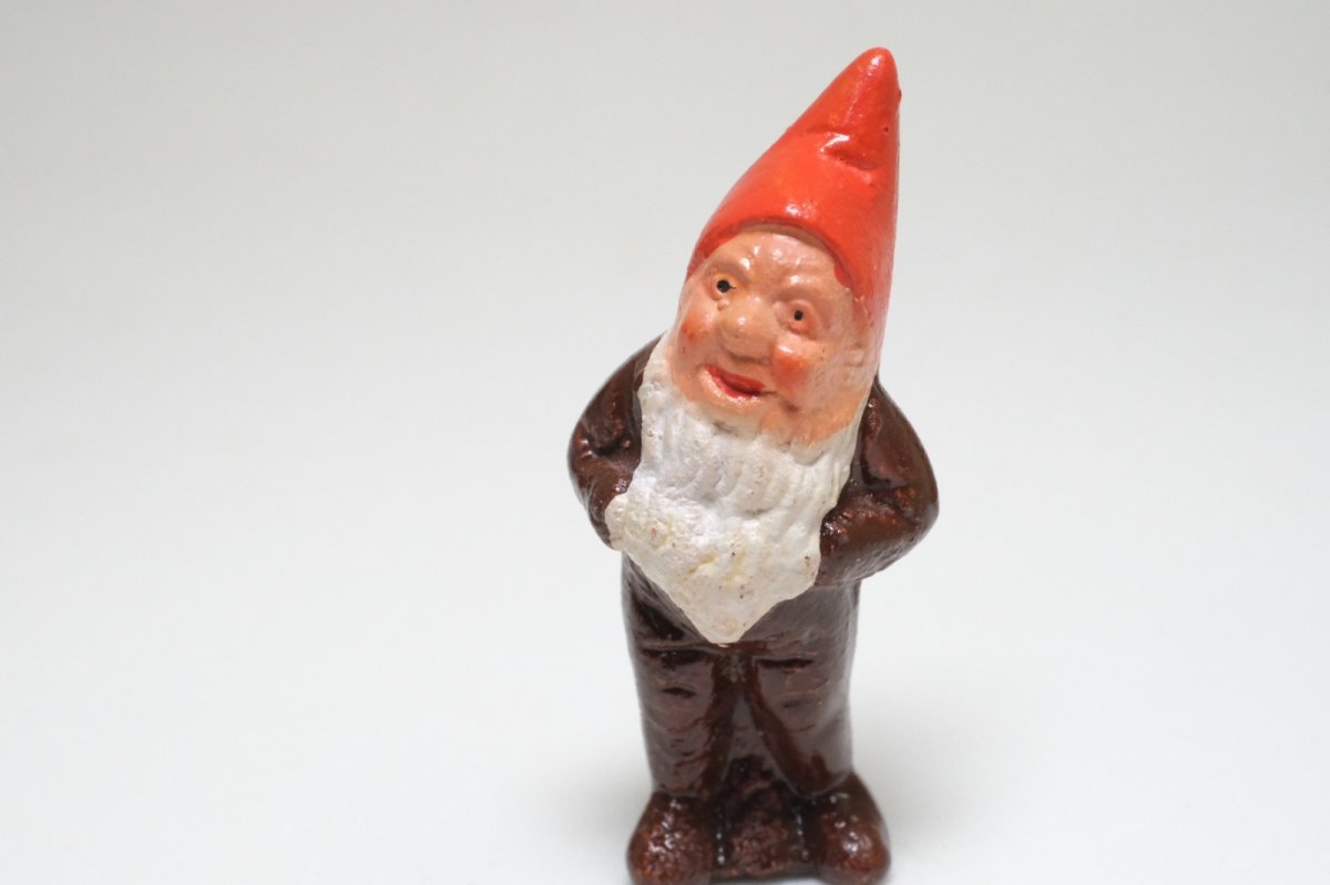画像4: 北欧スウェーデンのトムテ/陶製/ブラウン (4)