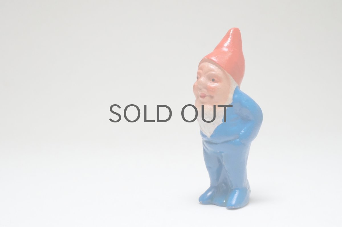 画像2: 北欧スウェーデンのトムテ/陶製/ブルー (2)