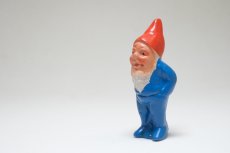 画像2: 北欧スウェーデンのトムテ/陶製/ブルー (2)