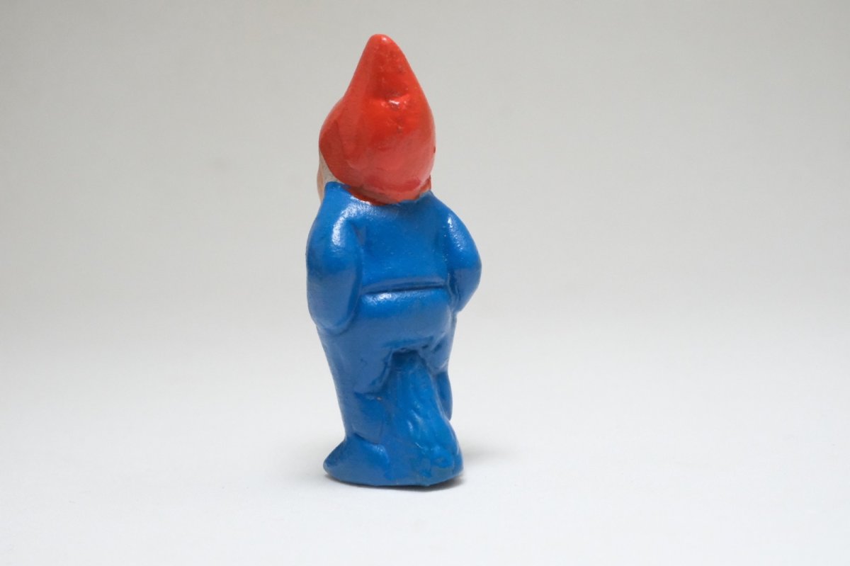 画像3: 北欧スウェーデンのトムテ/陶製/ブルー (3)