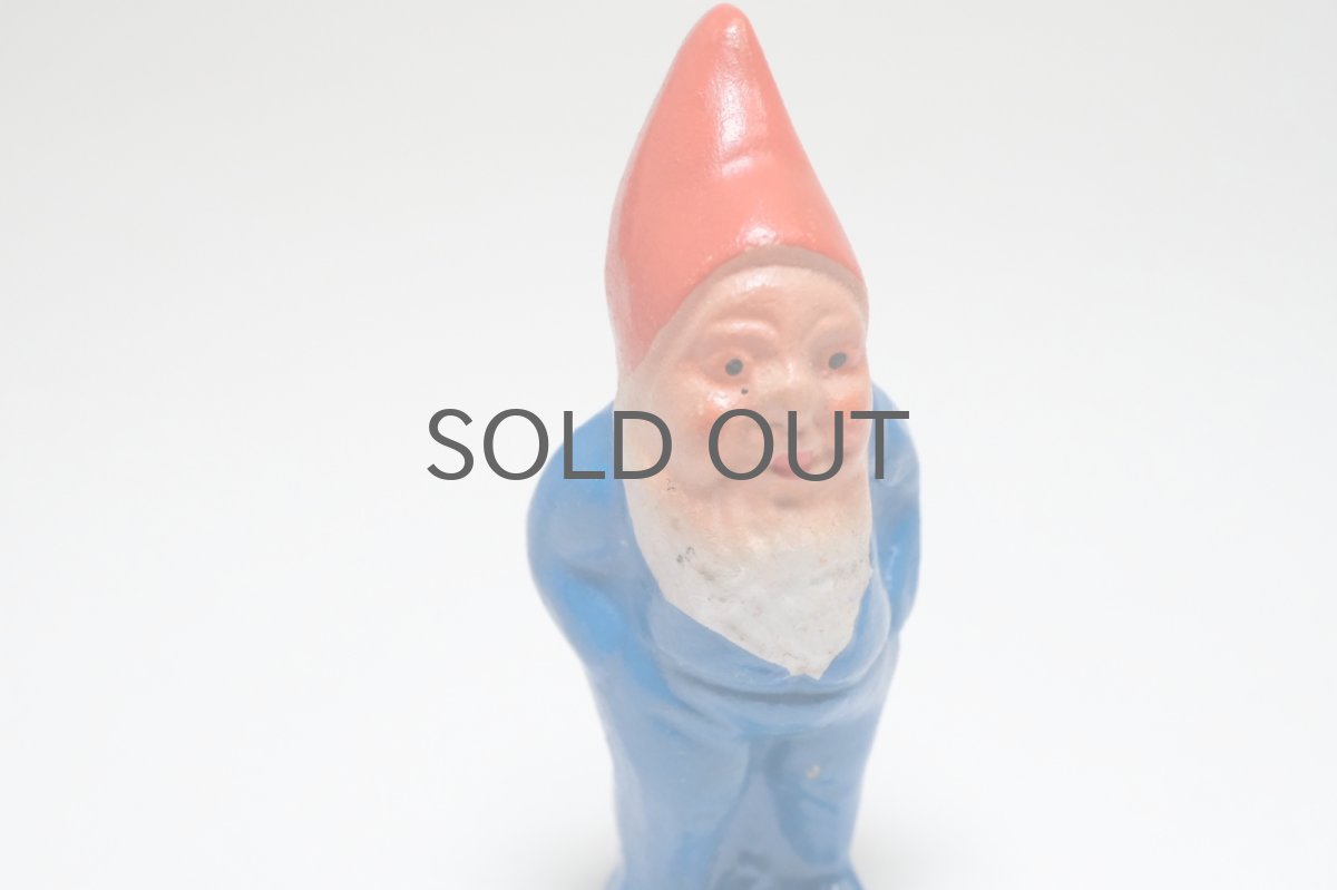 画像4: 北欧スウェーデンのトムテ/陶製/ブルー (4)