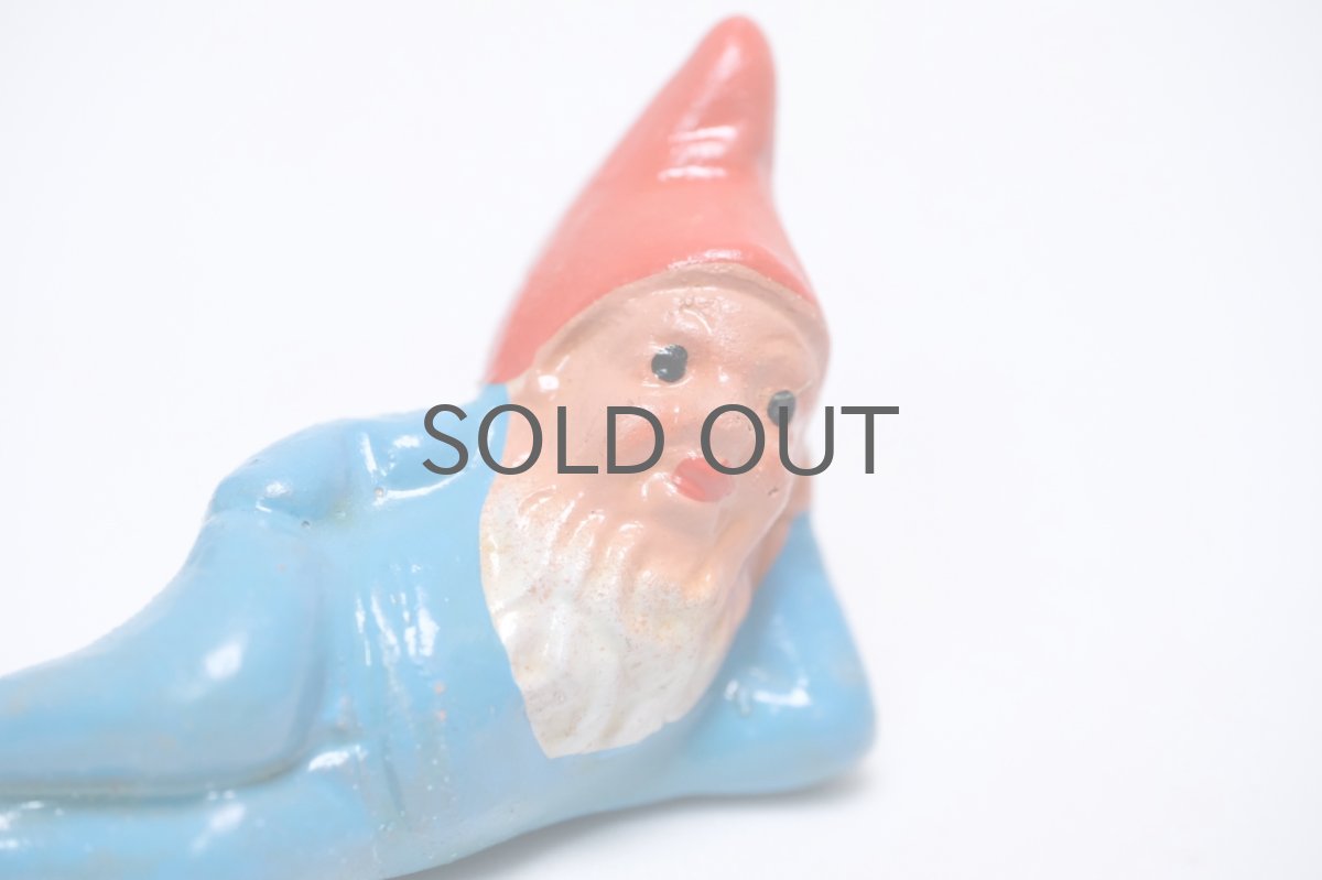 画像2: 北欧スウェーデンのトムテ/陶製/ブルー (2)