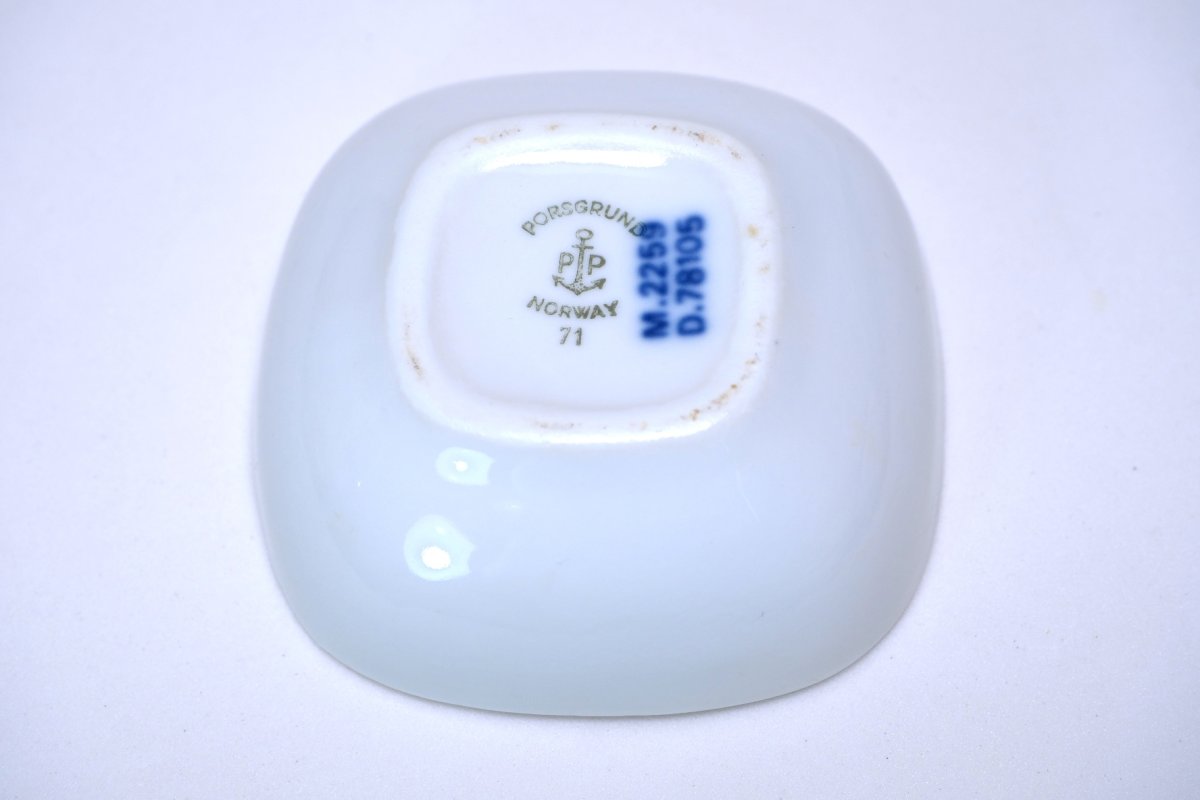 画像8: 北欧ビンテージ雑貨/PORSGRUND/ポシュグルン/ノルウェー/豆皿4点オリジナル箱付き (8)