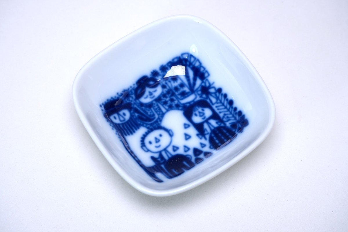 画像10: 北欧ビンテージ雑貨/PORSGRUND/ポシュグルン/ノルウェー/豆皿4点オリジナル箱付き (10)
