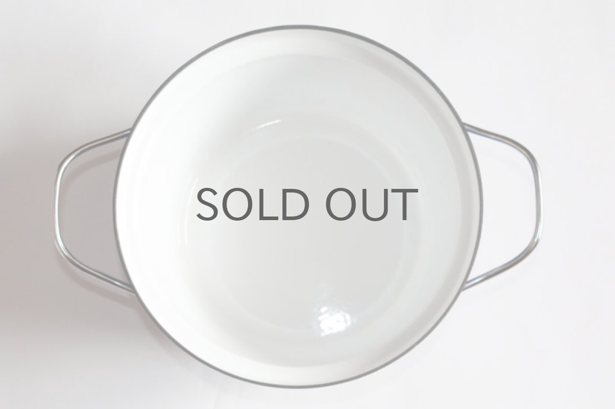 画像3: CATHERINE HOLM Lotus キャサリンホルム未使用 ロータス 両手鍋 22cm ネイビー (3)