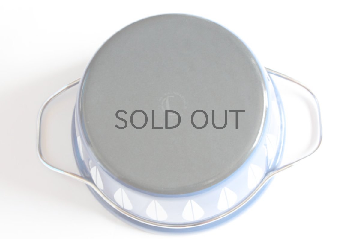 画像5: CATHERINE HOLM Lotus キャサリンホルム未使用 ロータス 両手鍋 22cm ネイビー (5)