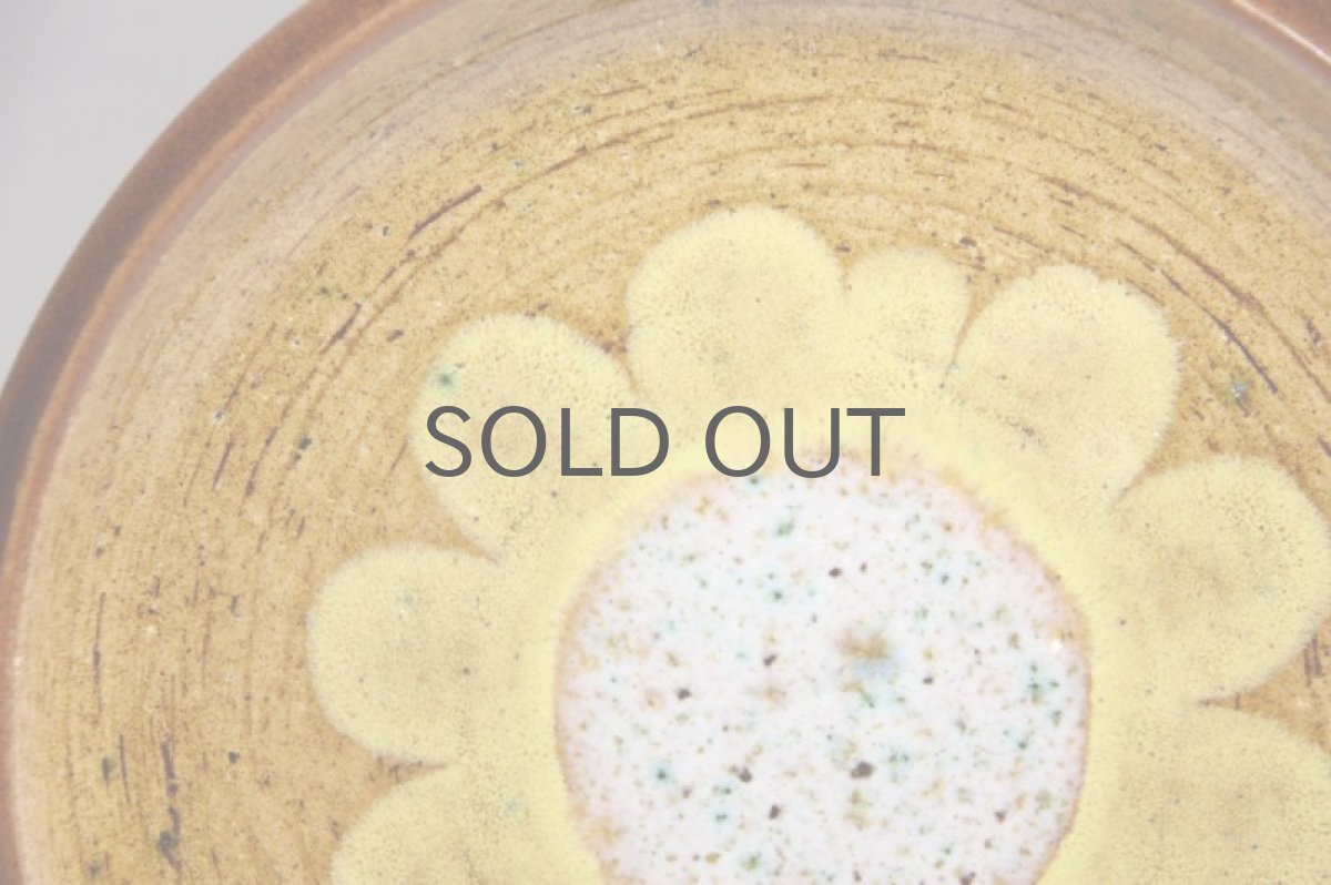 画像2: スウェーデン/Nittsjo/ニトア窯/フラワー/プレート/No.4 (2)