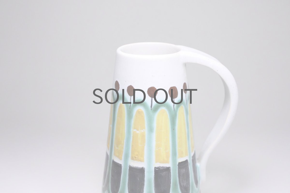 画像2: 北欧アンティーク/kupittaan savi/クピターンサビ/クピッターン・サヴィ/フラワーベース/Tyyne Kemppainen/No.1 (2)