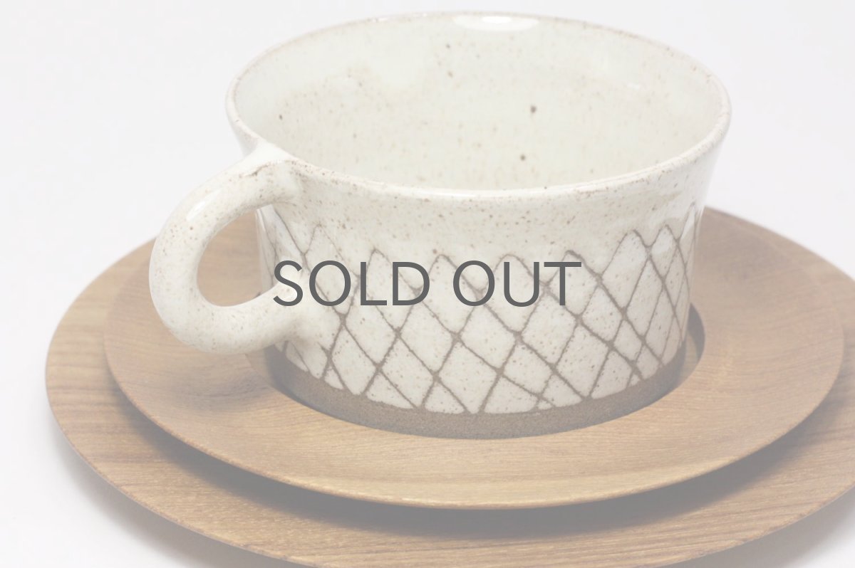 画像2: ビンテージ北欧雑貨/スウェーデン/Sture G Ohlsson/カップ&ソーサー+プレート/3点セット/No.2 (2)