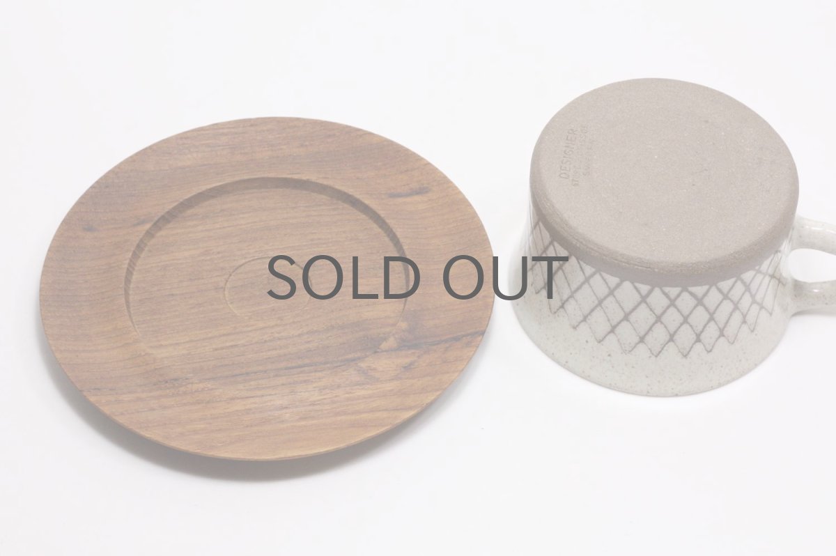 画像4: ビンテージ北欧雑貨/スウェーデン/Sture G Ohlsson/カップ＆ソーサー＋プレート/3点セット/No.6 (4)