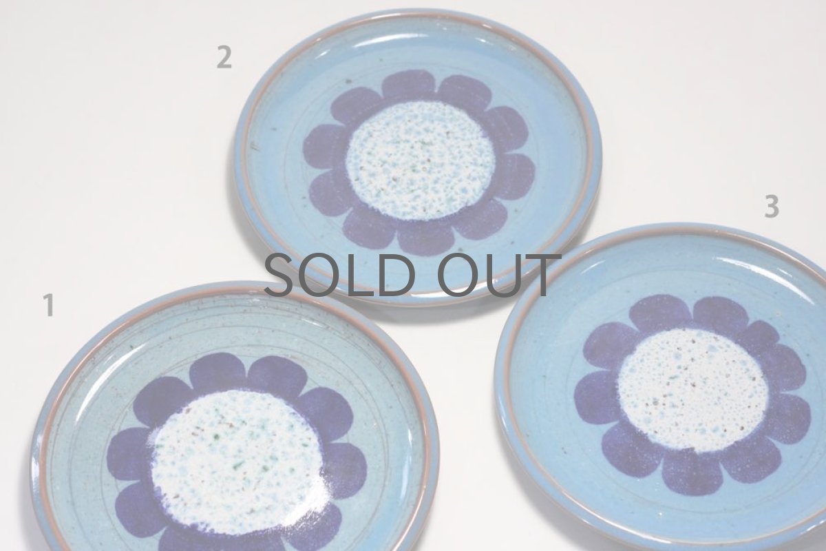 画像2: Nittsjoニトア窯 ブルーフラワー プレート (2)