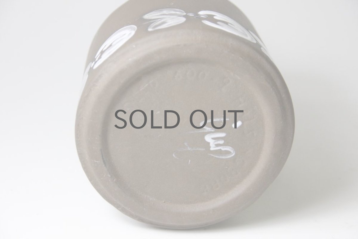 画像5: スウェーデン/Deco/フラワーベース/花瓶/ブラウン&ホワイト花 (5)