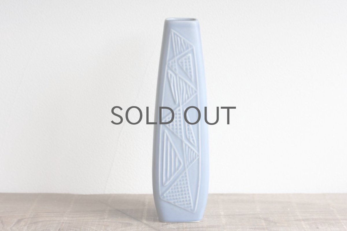 画像2: デンマーク Soholm スーホルム ブルーフラワーベース (2)