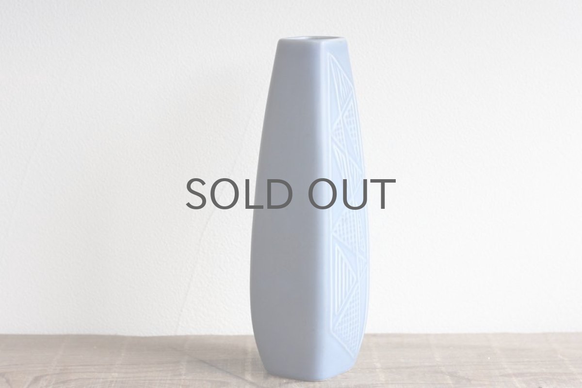 画像3: デンマーク Soholm スーホルム ブルーフラワーベース (3)