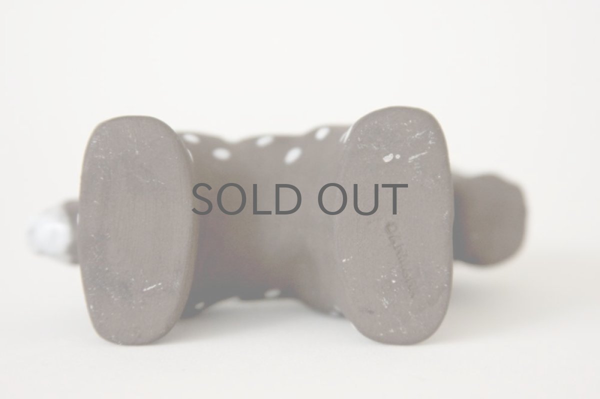 画像5: 北欧雑貨 デンマーク製 陶器のポニー ポルカドット (5)