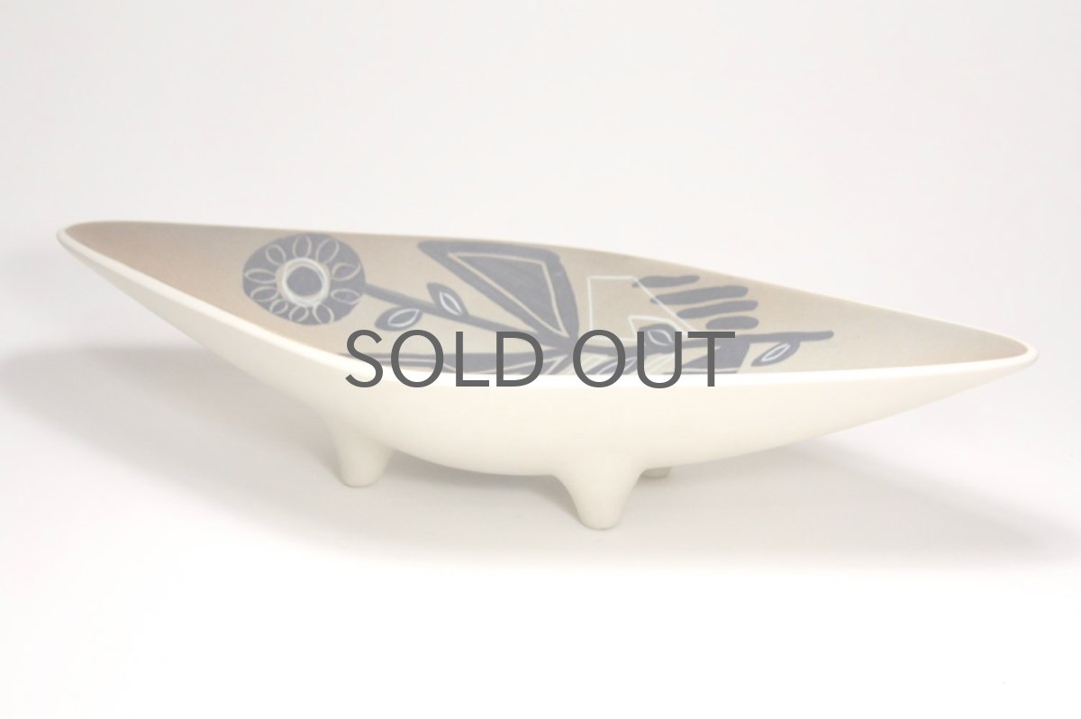 画像2: デンマーク/Soholm/スーホルム/Solsikke/ヒマワリ/高台皿 (2)