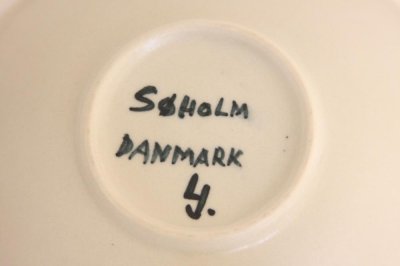 画像1: デンマーク Soholm ソーホルム 三角小皿