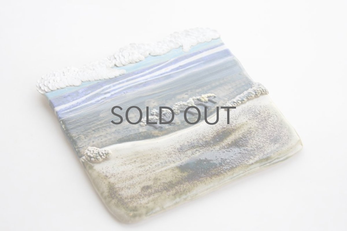 画像5: スウェーデン Brita Mellander-Jungermann 白い雲と海辺陶板 (5)