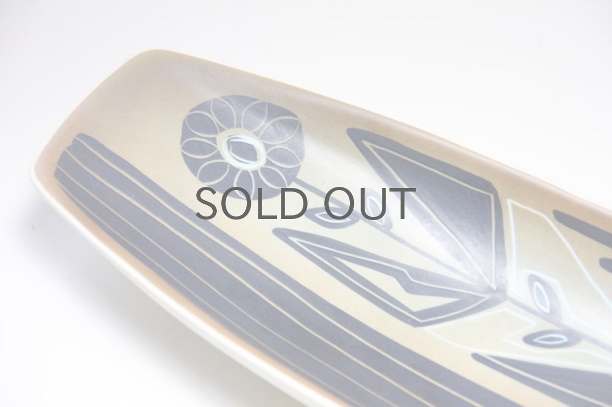 画像3: デンマーク/Soholm/スーホルム/Solsikke/ヒマワリ/特大プレート (3)