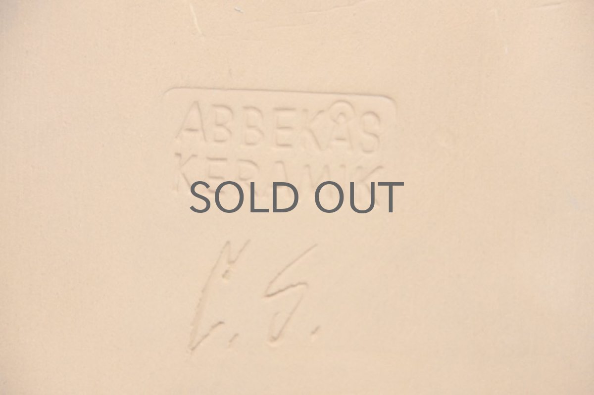 画像6: Abbekås Keramik　陶板の壁掛け 少女 (6)