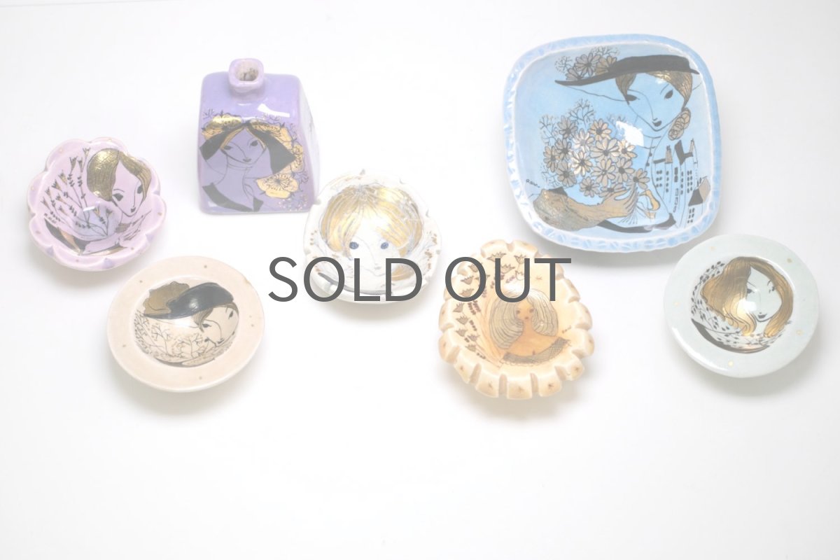 画像7: フィンランド/ライジャ・ラウアンハイモ・コジョネン/陶製壁飾り/ペールピンク (7)