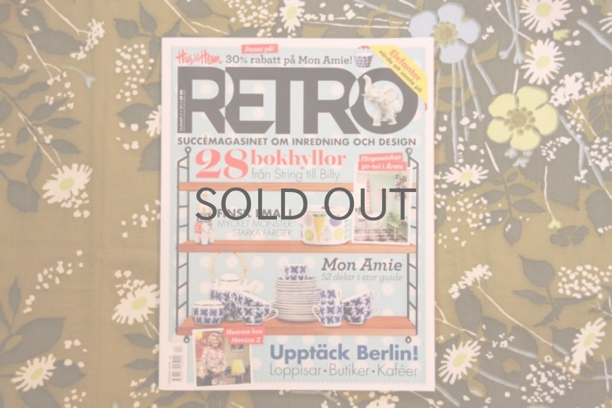 画像1: スウェーデン　RETRO(レトロ）雑誌　2013-No.4 (1)