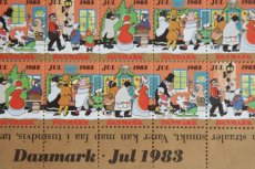 画像4: デンマーク　クリスマス切手　ヴィンテージシート　フレーム付き　1983年 (4)