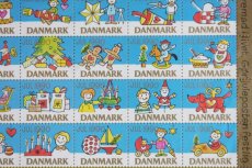 画像4: デンマーク　クリスマス切手　ヴィンテージシート　フレーム付き　1990年 (4)