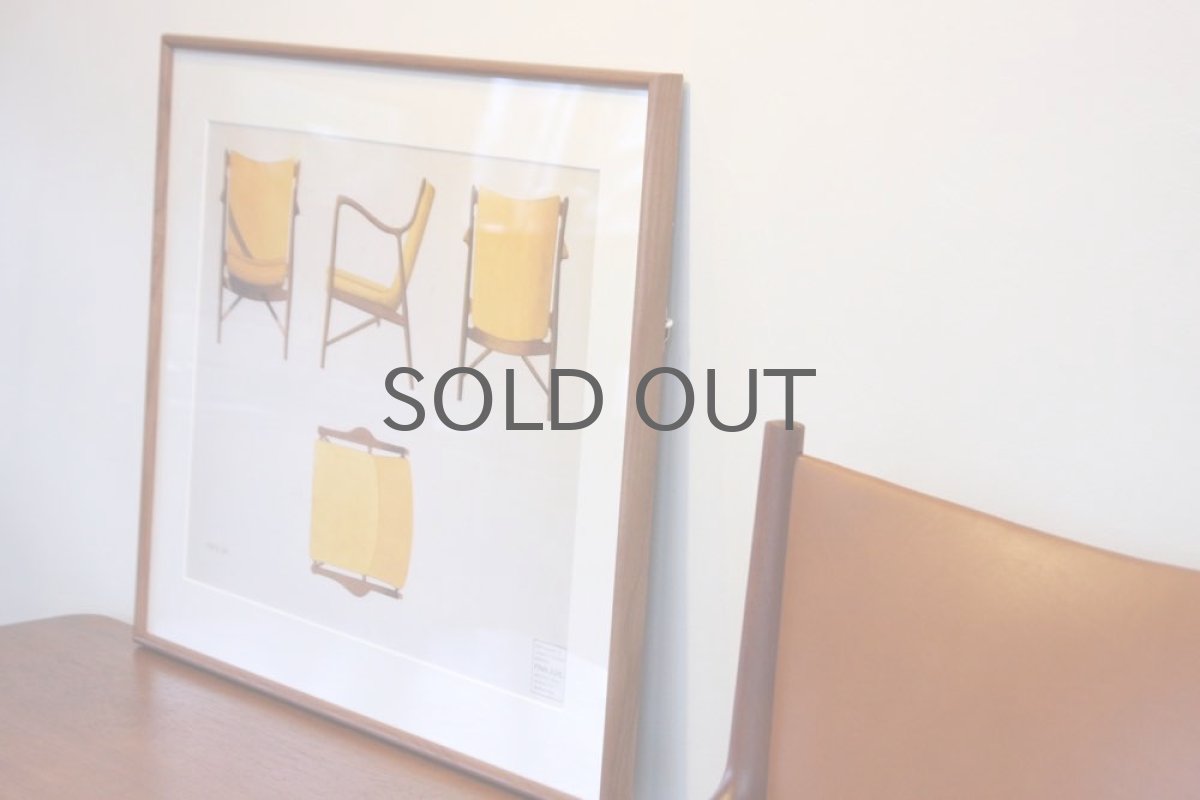 画像5: Finn Juhlフィンユール ARMATOL1945 ポスター フレーム付き(木製) (5)