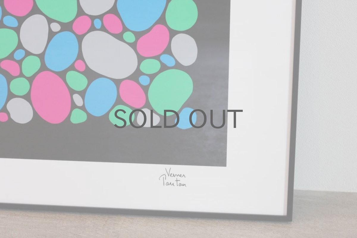 画像4: Verner Panton collection/ヴェルナー パントン コレクションアイテム/1986 Stones 1 /シルクスクリーン/カラー/フレーム付き (4)