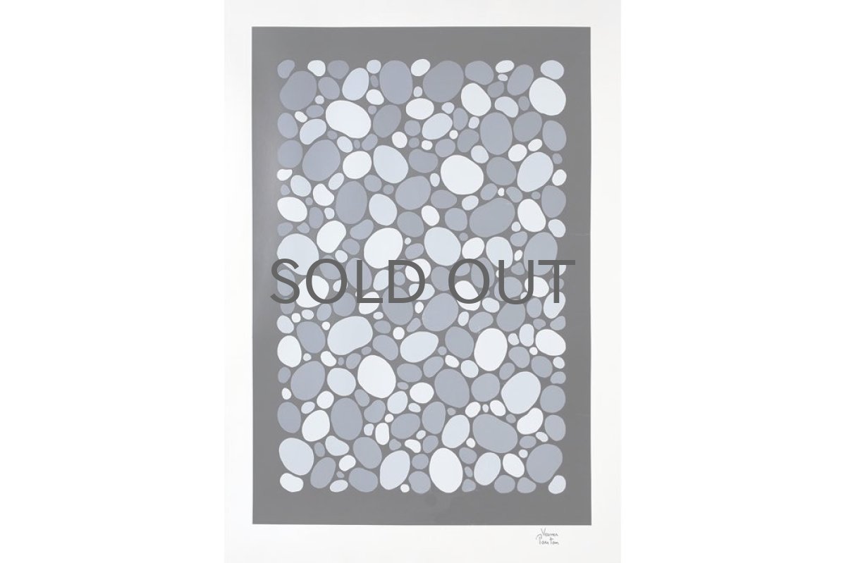 画像6: Verner Panton collection/ヴェルナー パントン コレクションアイテム/1986 Stones 2 /シルクスクリーン/モノトーン/フレーム付き (6)