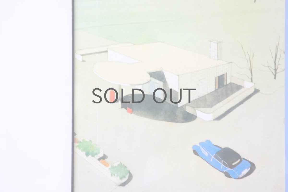 画像4: Arne Jacobsenアルネ・ヤコブセ ポスターフレーム付き No2青 (4)