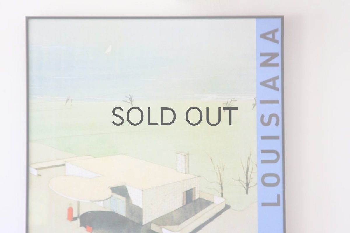 画像3: Arne Jacobsenアルネ・ヤコブセ ポスターフレーム付き No2青 (3)