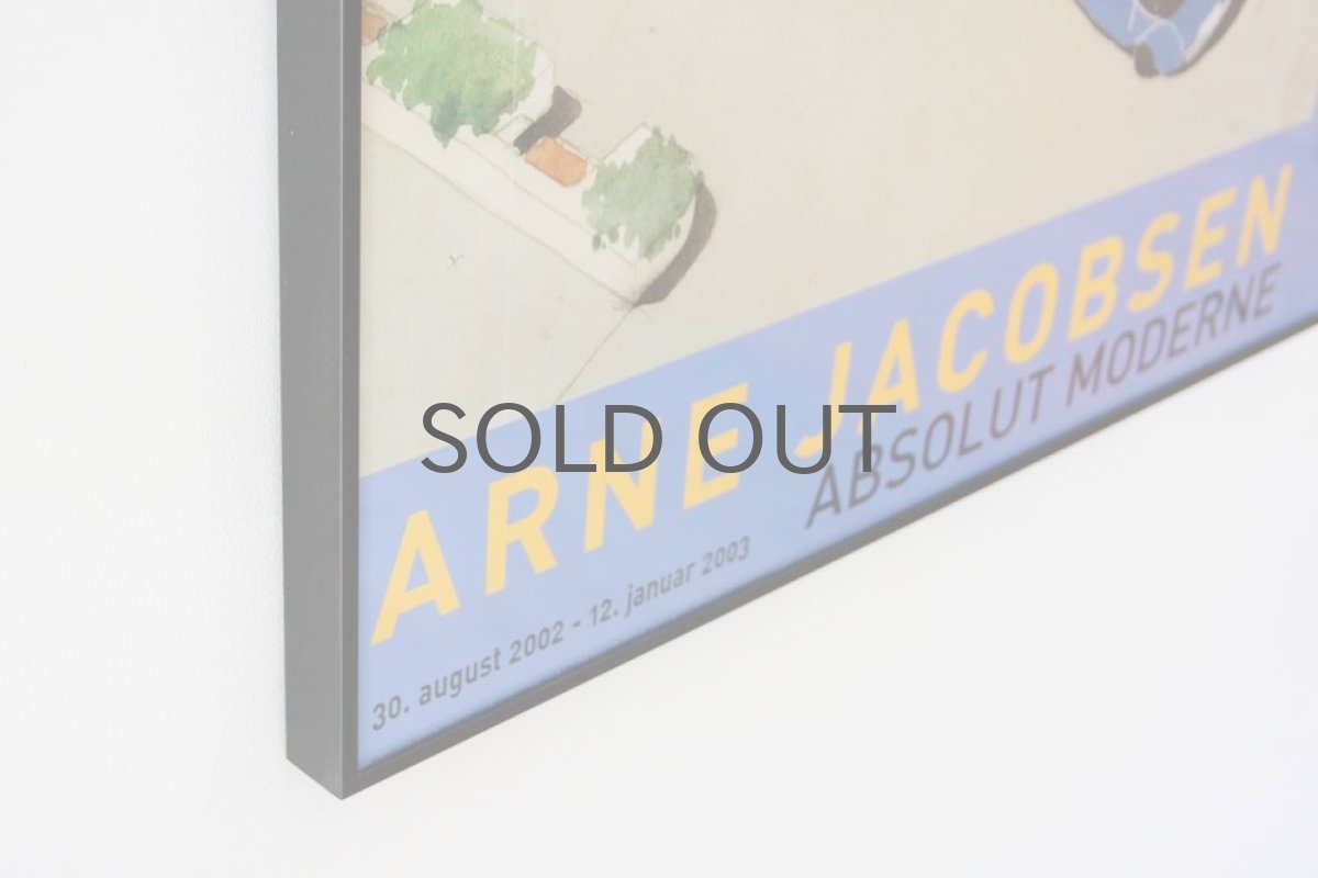 画像5: Arne Jacobsenアルネ・ヤコブセ ポスターフレーム付き No2青 (5)