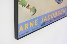 画像5: Arne Jacobsenアルネ・ヤコブセ　ポスターフレーム付き No２青 (5)