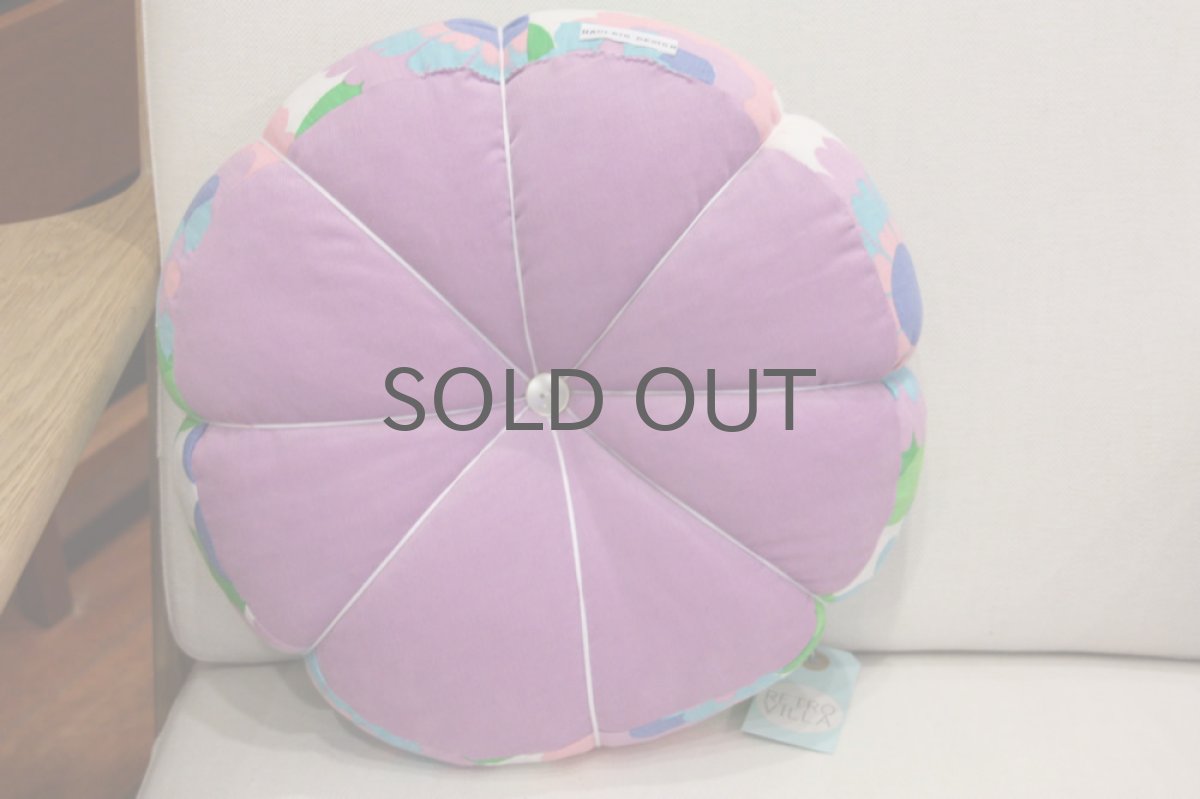 画像3: RETRO VILLA  ヴィンテージファブリック クッション デンマーク製 No.2 (3)