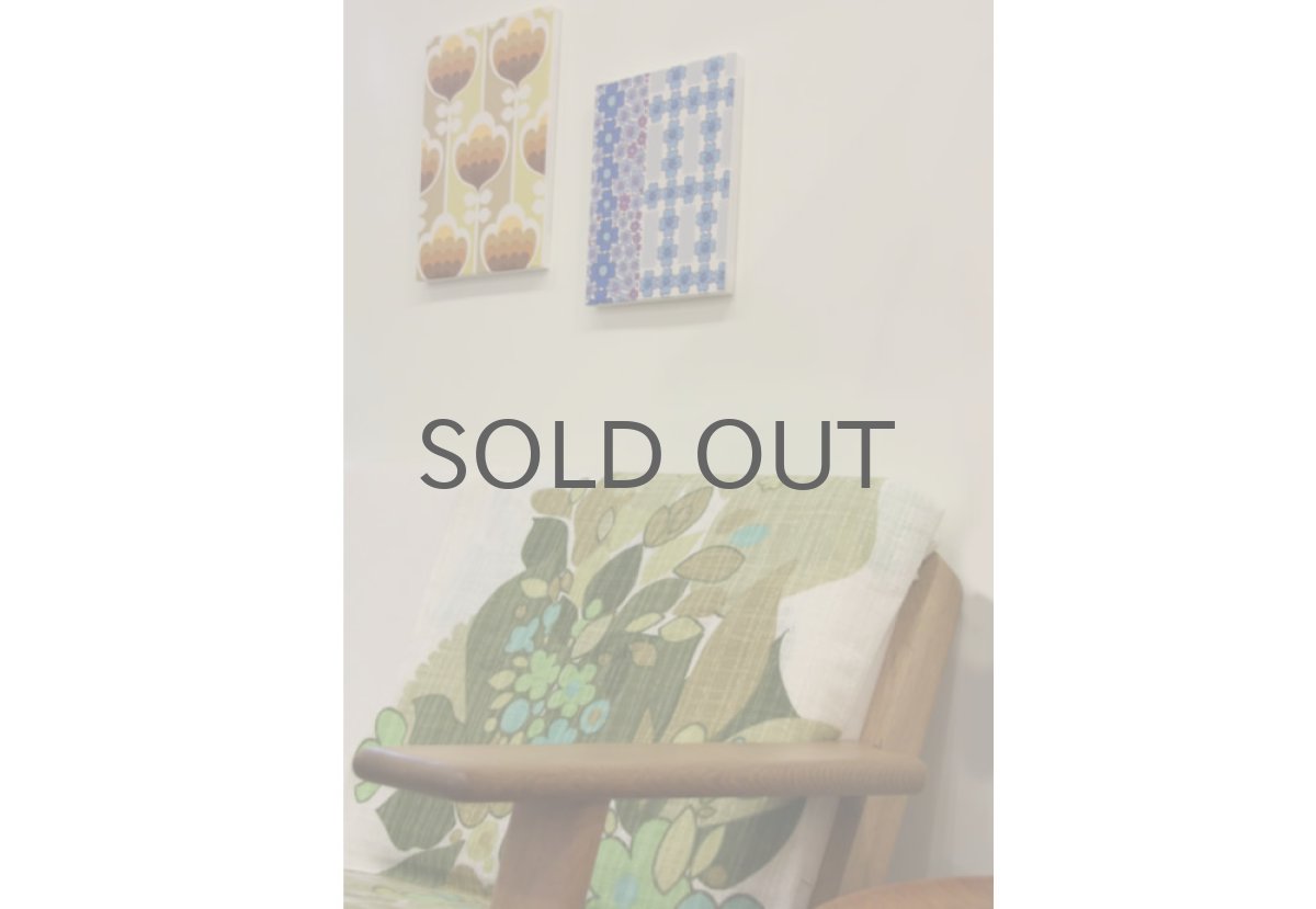 画像4: RETRO VILLA デンマーク製アンティーク壁紙パネル No.6 (4)