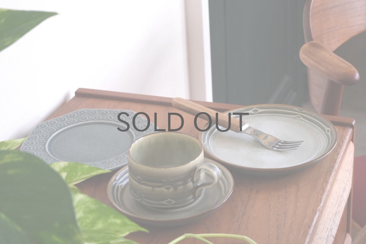 画像5:  Jens H. Quistgaard/イェンス・H・クィストゴー/Bla Azur/ブラアズール/レア8角形/プレート17.5cm /No.3 (5)