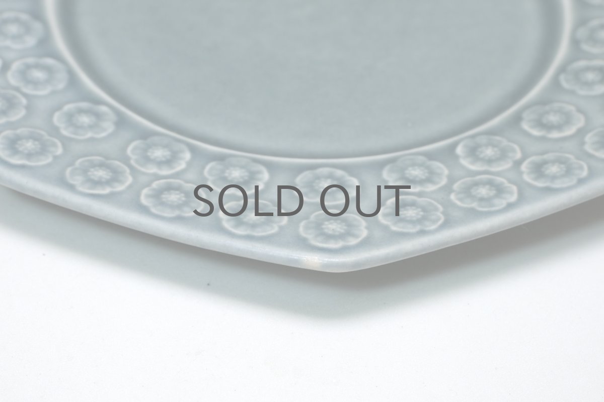 画像3:  Jens H. Quistgaard/イェンス・H・クィストゴー/Bla Azur/ブラアズール/レア8角形/プレート17.5cm /No.3 (3)