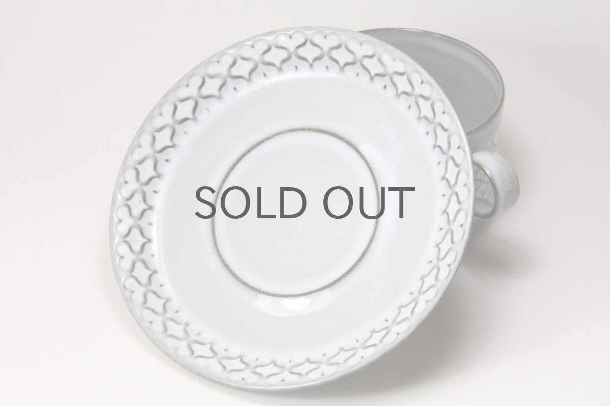 画像4: 北欧ビンテージ/クィストゴー/Cordial /コーディアル/Nissen/グレー/コーヒーカップ&ソーサー/No.1 (4)