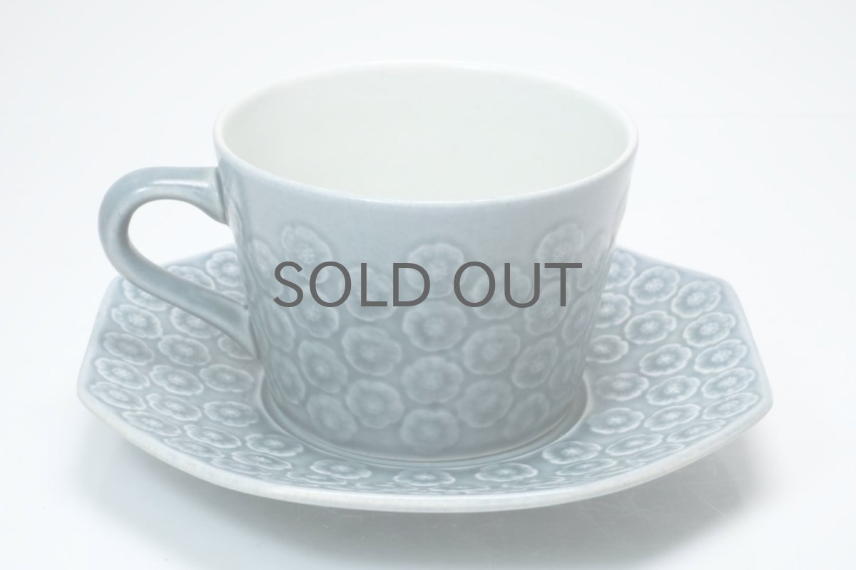 画像3:  Jens H. Quistgaard/イェンス・H・クィストゴー/Bla Azur/ブラアズール/レア８角形/コーヒーカップ&ソーサー/No.2 (3)