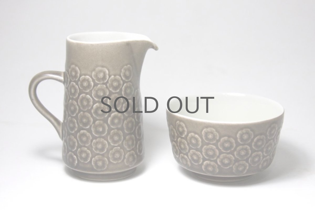 画像2: Kronjyden /Brun Azur/アズール/ブラウン/クリーマー&シュガーポット (2)