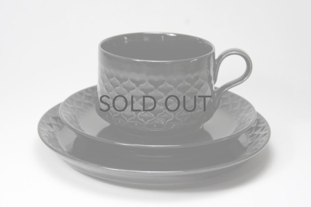 画像2: Jens.H.Quistgaard/クィストゴー/Cordial /コーディアル/Palet/ブラック/コーヒーカップ&ソーサー&プレートセット/No.2 (2)